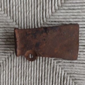 Primitive Metal  Logging Axe